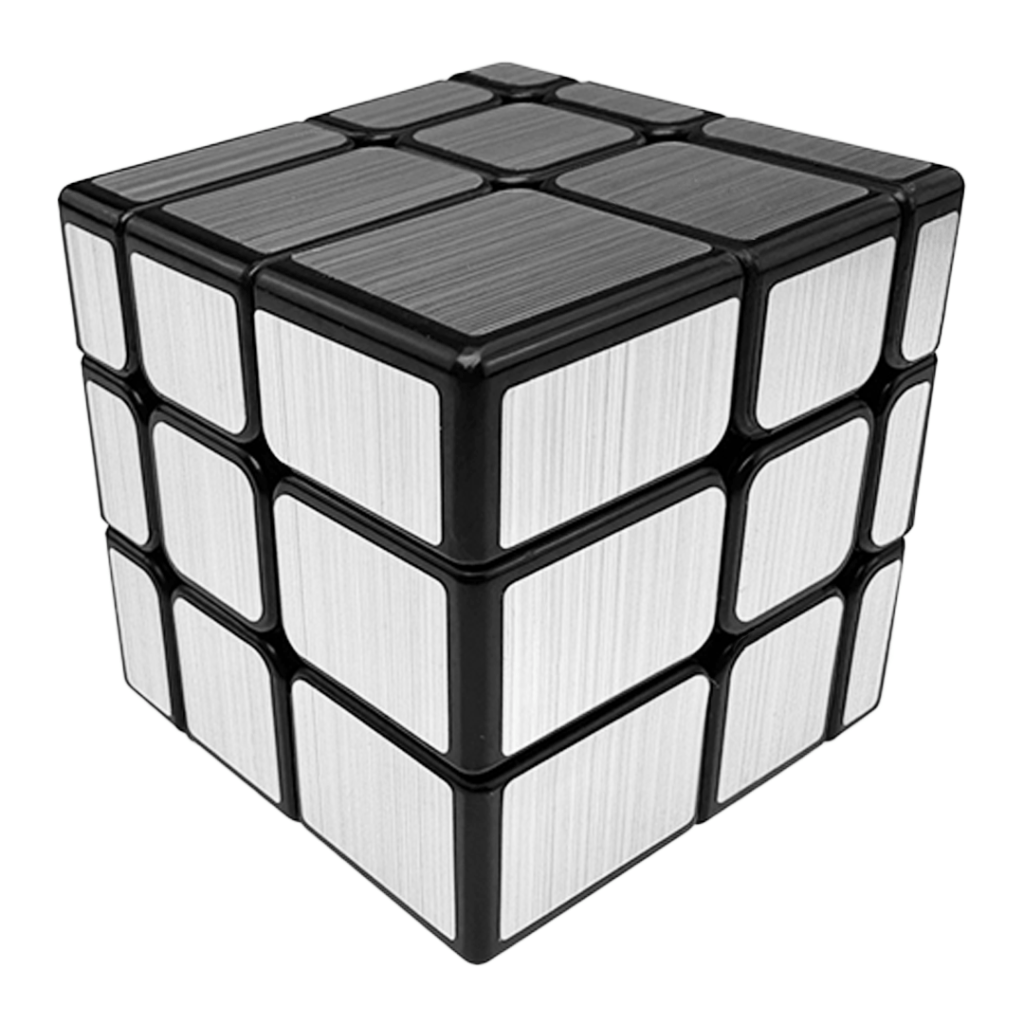 Zestaw MoYu Megaminx i Mirror – ujęcie z boku na podstawkach