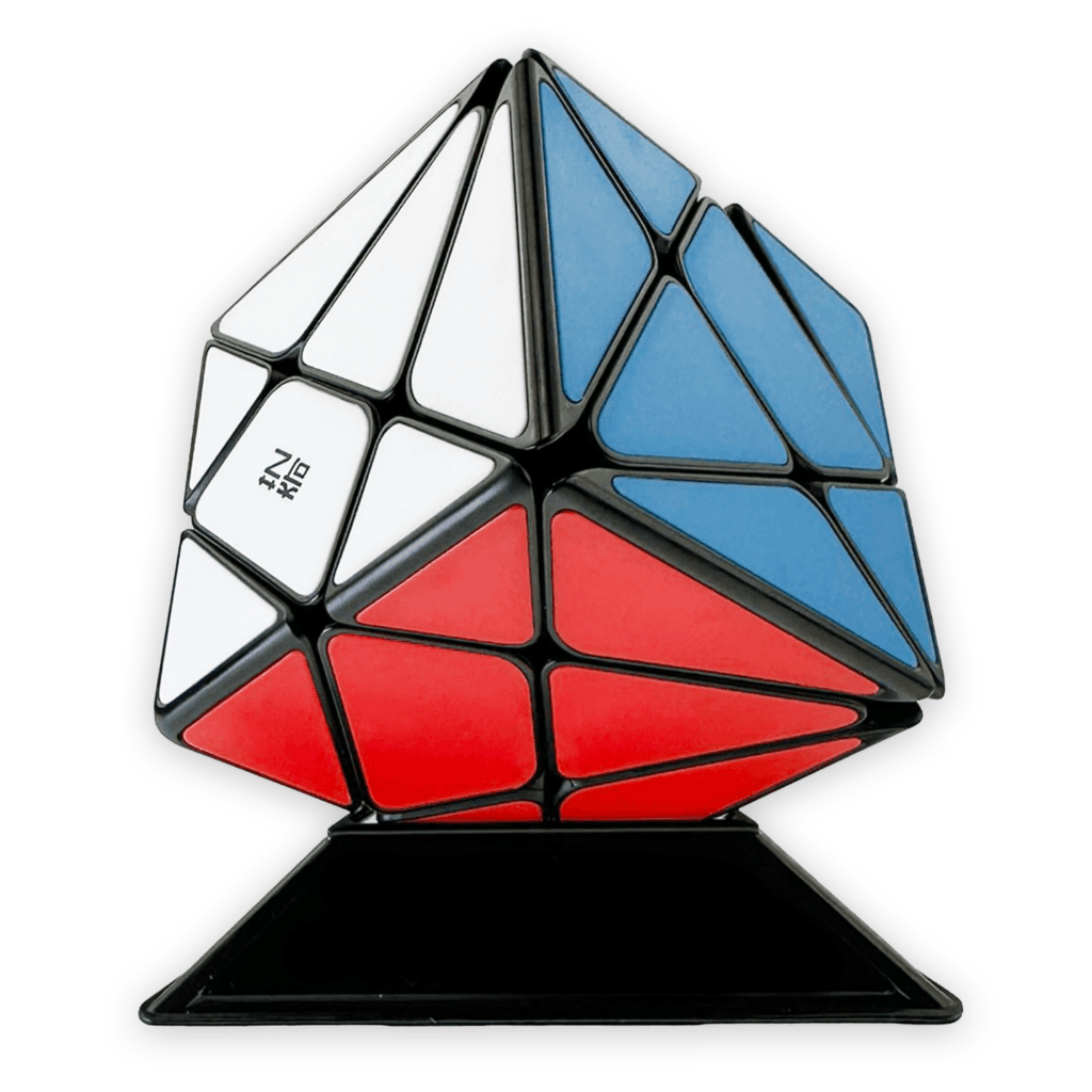 Kostka QiYi Axis 3x3x3 – mechanizm shape-shifting w trakcie obrotu