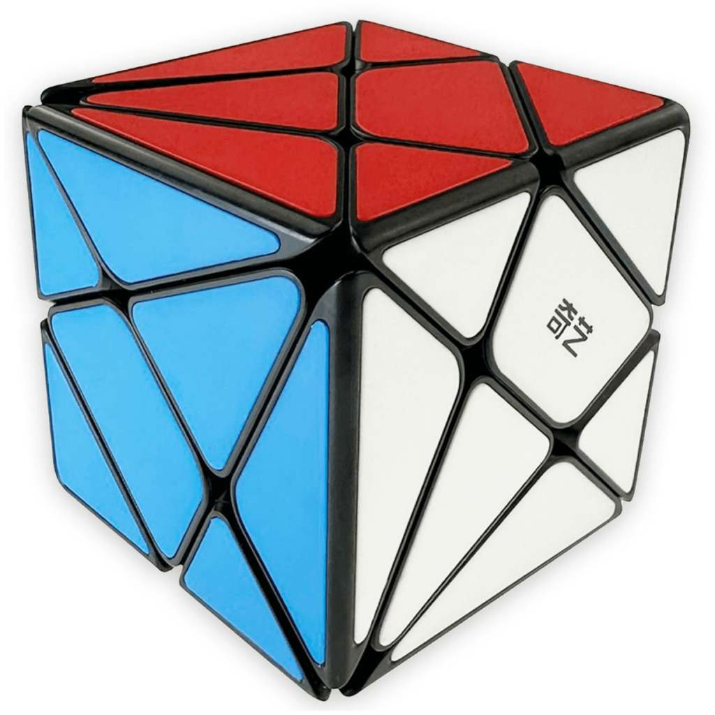 Kostka logiczna QiYi Axis 3x3x3 – widok z boku po deformacji