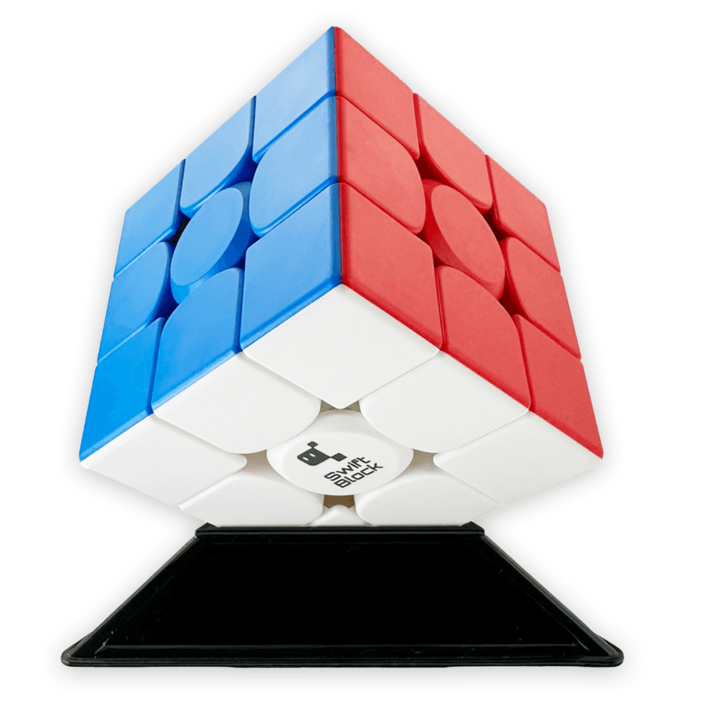 SWIFT 355S V2 kostka logiczna 3x3 — ułożona w dłoniach
