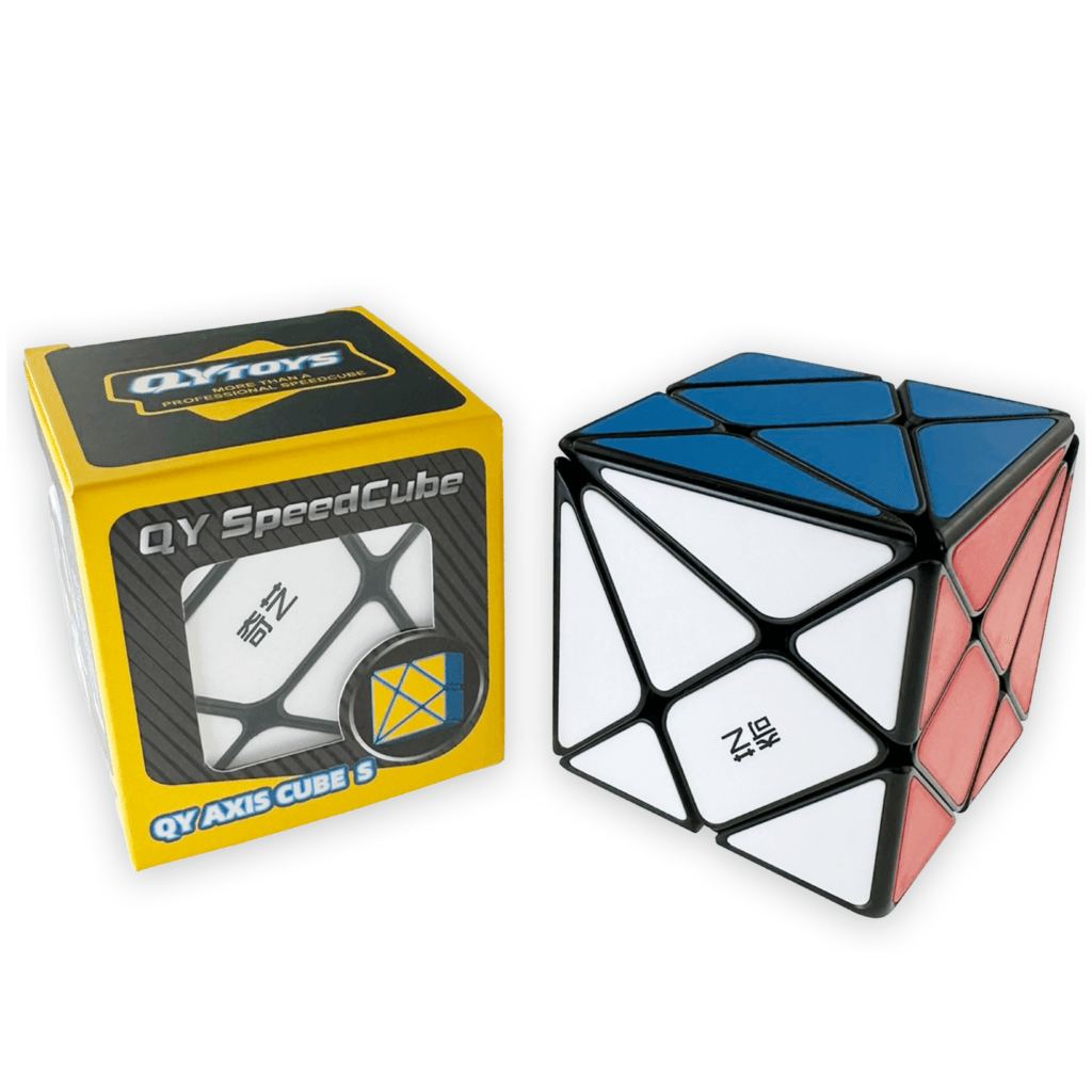 Kostka QiYi Axis 3x3x3 – widok od przodu, pełna deformacja shape-mod