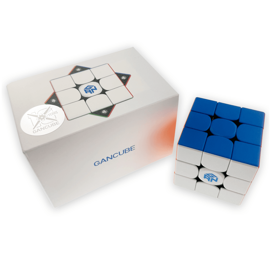 Magnetyczna kostka logiczna GAN 356M + GES 3x3 - ujęcie z profilu